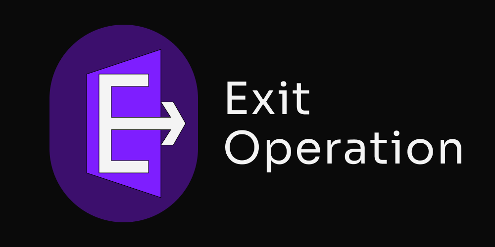 Exit Operation Logo